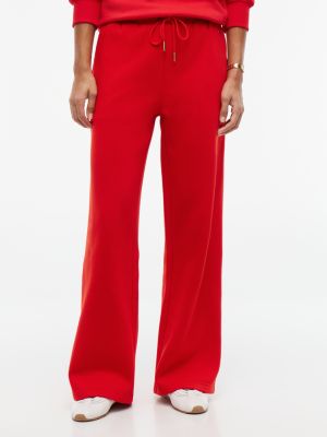 Straight Leg Sweatpant, Deep Crimson
