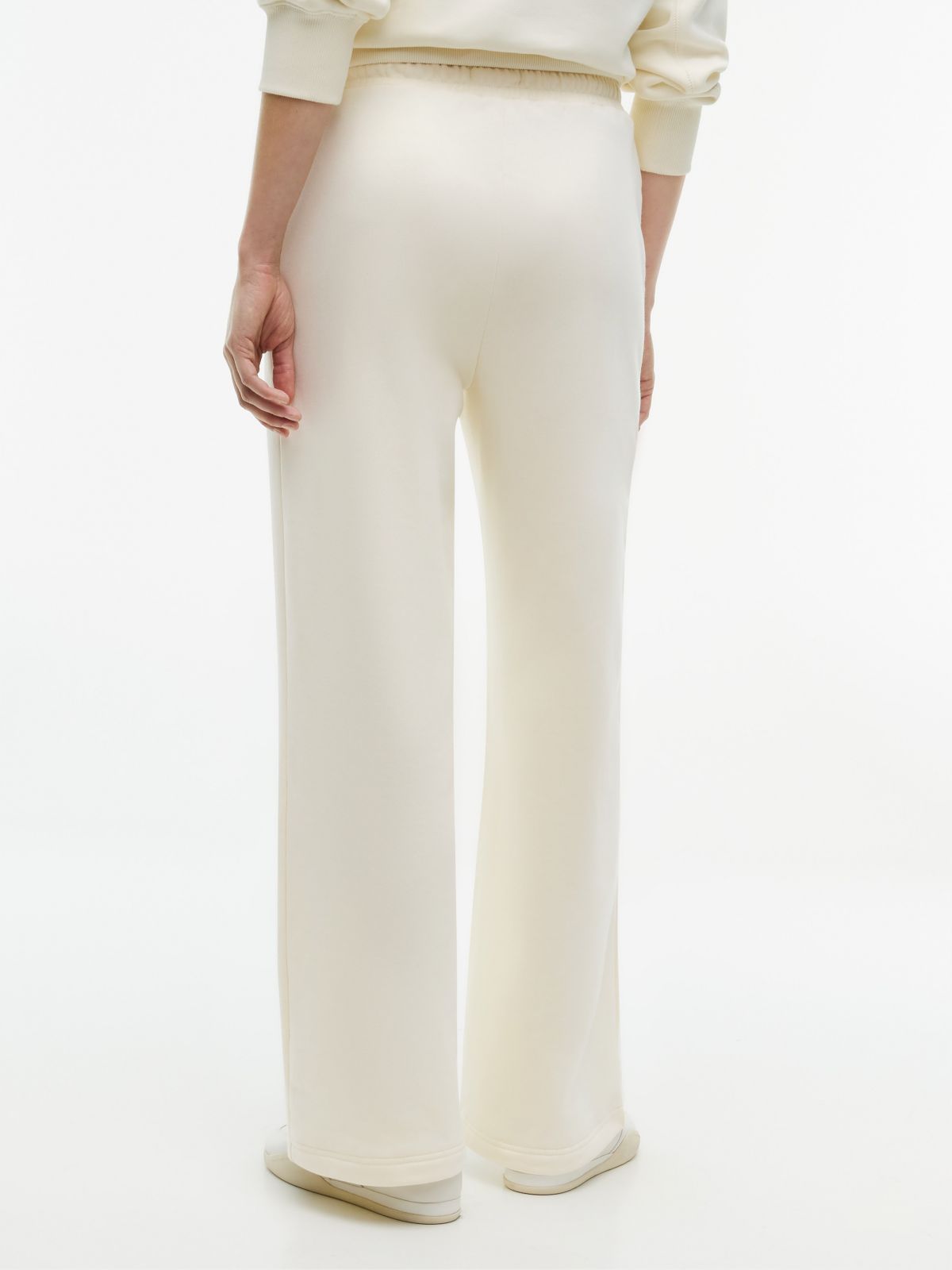 Straight Leg Sweatpant — Rich Cream