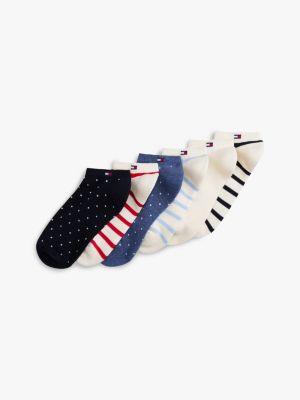 Athletic Ankle Sock 6-Pack, Ivory / Multi