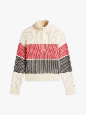 Colorblock Quarter-Zip Sweater | Tommy Hilfiger