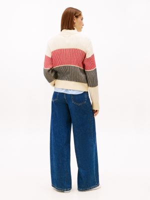 Colorblock Quarter-Zip Sweater | Tommy Hilfiger USA