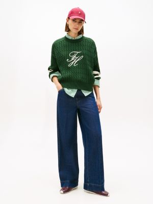High-Rise Wide Leg Trouser Jean, Rinse Wash