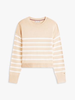 Женские свитеры Tommy Hilfiger Layered-Look Lightweight Stripe Sweater — фото 5