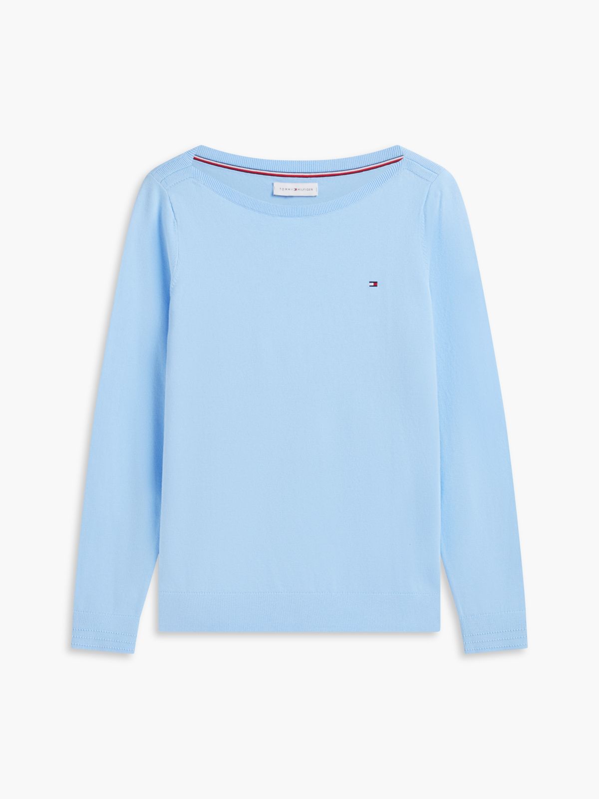 Boatneck Sweater — Vessel Blue