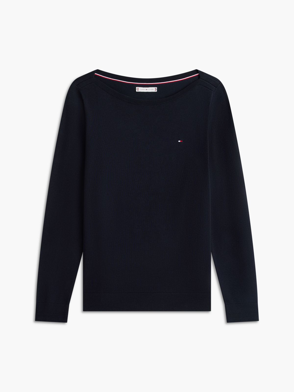 Boatneck Sweater — Navy