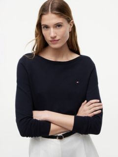 Boatneck Sweater — Navy 3