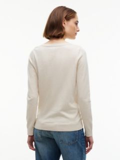 Boatneck Sweater — Beige Heather 4