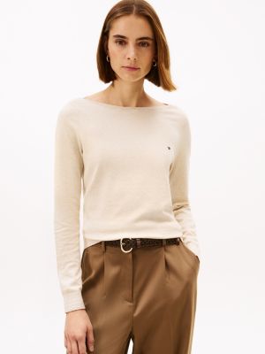 Boatneck Sweater, B2282