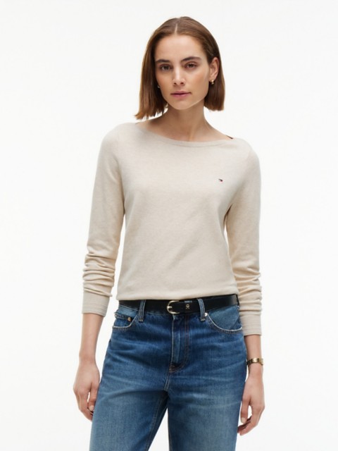 Женские свитеры Tommy Hilfiger Boatneck Sweater