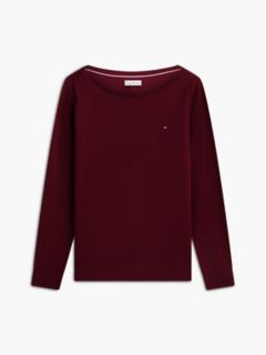 Boatneck Sweater — Burgundy 5