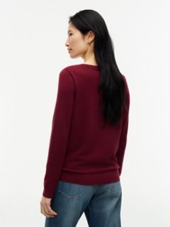 Boatneck Sweater — Burgundy 4