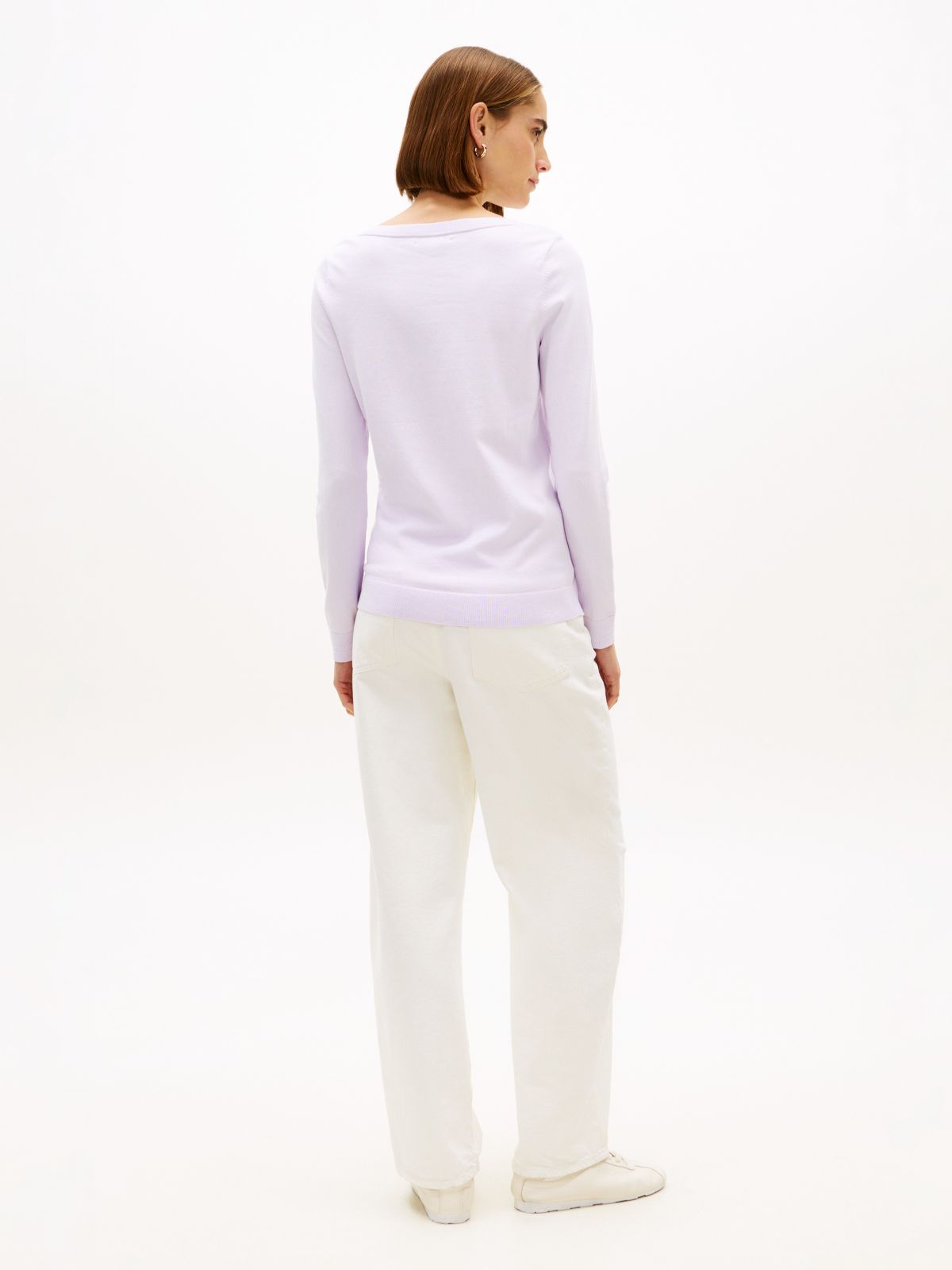 Boatneck Sweater — Lilac Sprig