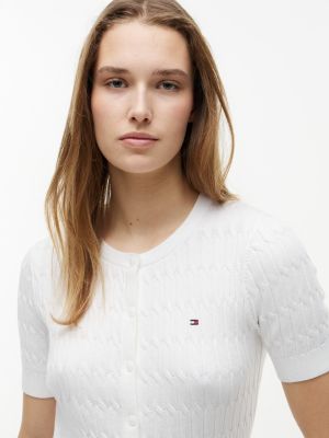 Женские кардиганы Tommy Hilfiger Short-Sleeve Cable Knit Cardigan — фото 2