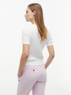 Женские кардиганы Tommy Hilfiger Short-Sleeve Cable Knit Cardigan — фото 4
