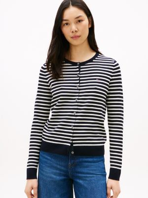 Lightweight Stripe Cardigan