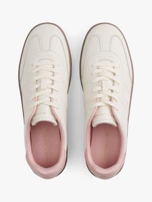 Женские кроссовки Tommy Hilfiger Leather Skater, цвет: Розовый — фото 3