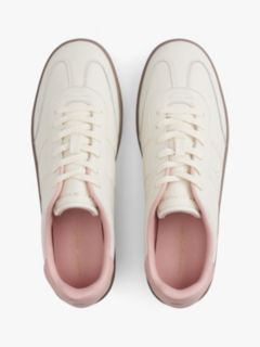 Leather Skater Sneaker — Foggy Pink 3