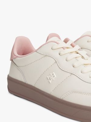 Женские кроссовки Tommy Hilfiger Leather Skater, цвет: Розовый — фото 6