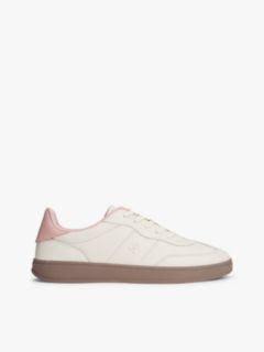 Leather Skater Sneaker — Foggy Pink 1