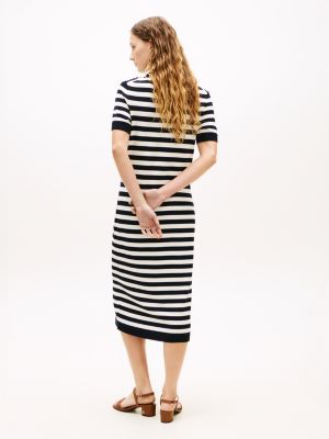 Женские платья Tommy Hilfiger Stripe Lightweight Polo Sweater Dress — фото 4