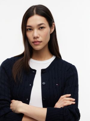 Cable Knit Cardigan | Tommy Hilfiger Canada
