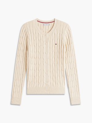Женские кардиганы Tommy Hilfiger Cable Knit Cardigan — фото 5