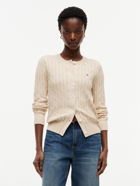 Женские кардиганы Tommy Hilfiger Cable Knit Cardigan