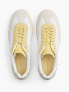 Monogram Mixed-Media Skater Sneaker — Muslin 3