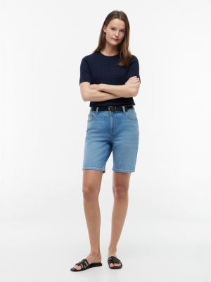 Denim 9" Bermuda Short, Medium Wash