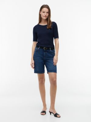 Denim 9" Bermuda Short, Dark Wash