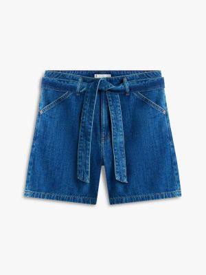Женские джинсы Tommy Hilfiger Belted High-Rise Denim Short — фото 5