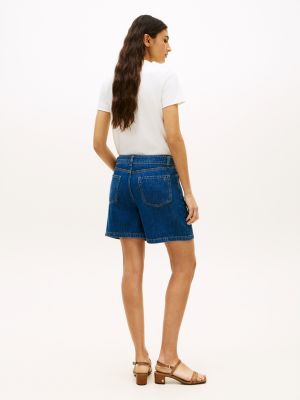 Женские джинсы Tommy Hilfiger Belted High-Rise Denim Short — фото 4