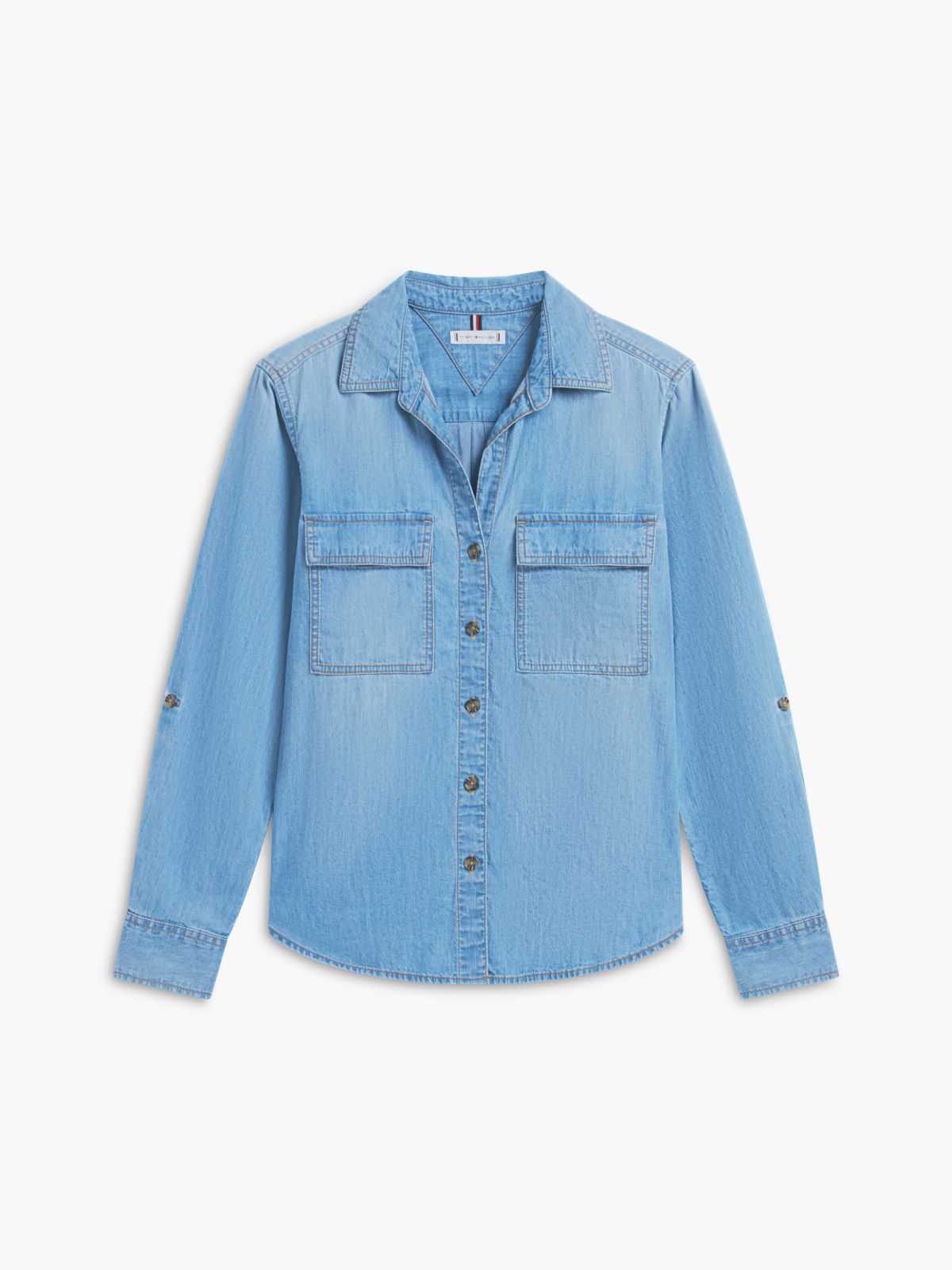 Lightweight Utility Shirt — Medium Wash