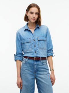 Lightweight Utility Shirt — Medium Wash 1