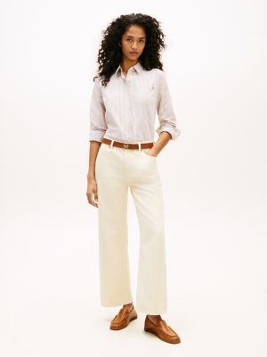 Женские джинсы Tommy Hilfiger Garment-Dyed High-Rise Wide Leg Jean — фото 2