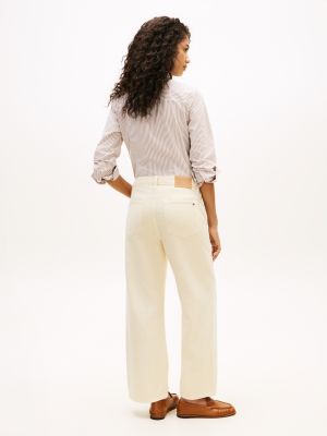 Женские джинсы Tommy Hilfiger Garment-Dyed High-Rise Wide Leg Jean — фото 4