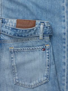 Belted High-Rise Wide Leg Jean — Medium Wash 8