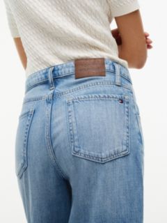 Belted High-Rise Wide Leg Jean — Medium Wash 4