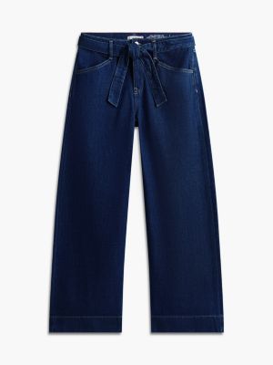 Женские джинсы Tommy Hilfiger Belted High-Rise Wide Leg Jean — фото 5