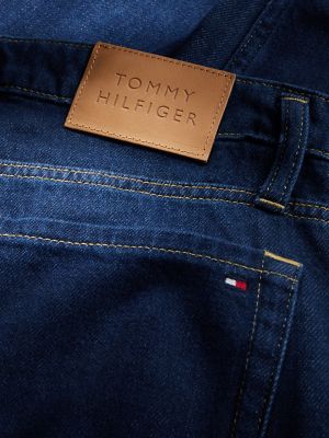 Женские джинсы Tommy Hilfiger Belted High-Rise Wide Leg Jean, цвет: Inky Dark Rinse — фото 6