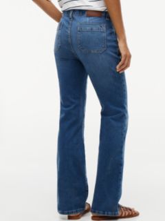 Mid-Rise Patch Pocket Bootcut Jean — Dark Wash 5