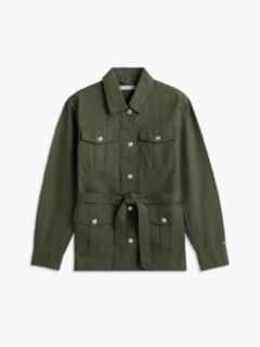 Water-Resistant Belted Utility Jacket — Ancient Fir 5