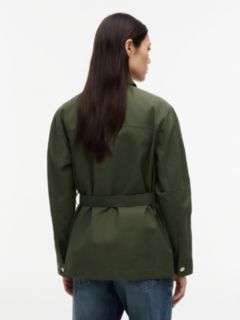 Water-Resistant Belted Utility Jacket — Ancient Fir 4