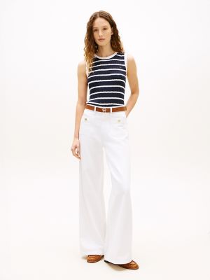 Женские свитеры Tommy Hilfiger Stripe Cable Knit Sweater Vest — фото 2