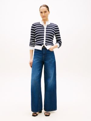Женские кардиганы Tommy Hilfiger Stripe Cable Knit Cardigan — фото 3