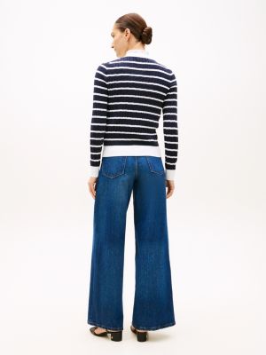 Женские кардиганы Tommy Hilfiger Stripe Cable Knit Cardigan — фото 4