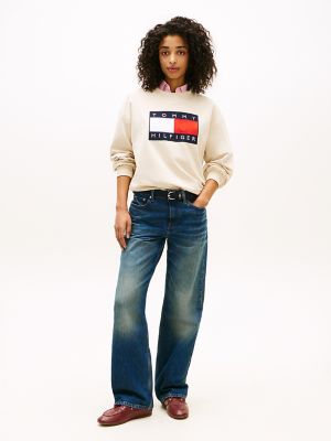 Женские худи Tommy Hilfiger Flag Logo Sweatshirt — фото 2