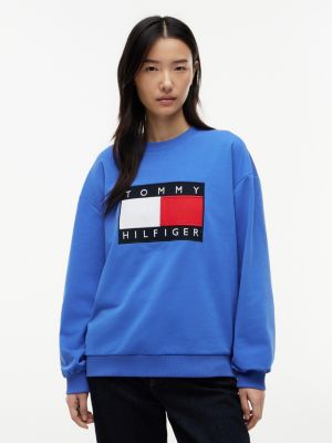 Flag Logo Sweatshirt, Verona Blue