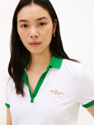 Regular Fit Embroidered Script Logo Polo | Tommy Hilfiger