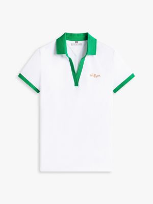 Женские свитеры Tommy Hilfiger Regular Fit Embroidered Script Logo Polo — фото 5